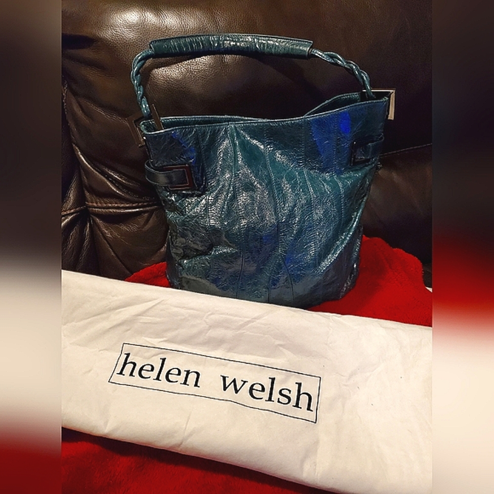 Helen Welsh Teal Leather Purse
